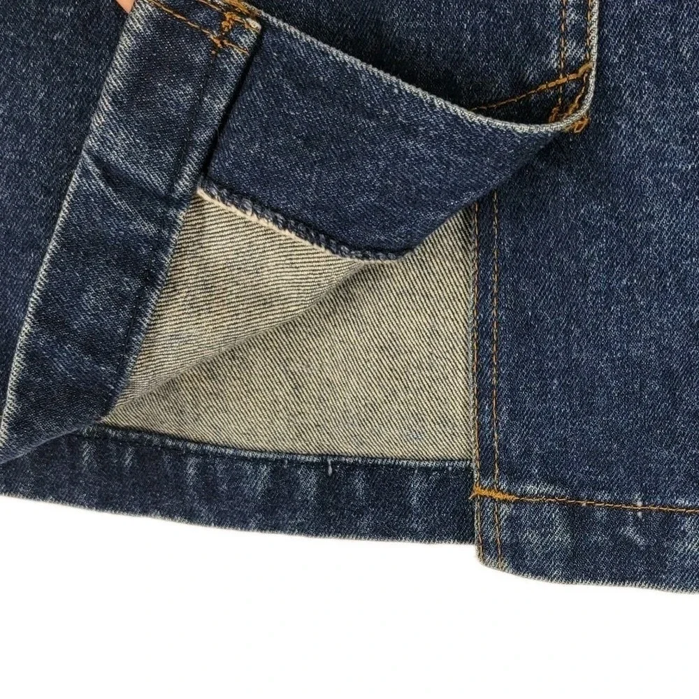 VTG Gap Denim Skirt Juniors 9/10 High Rise‎ Medium Wash 90s Y2K Retro Cotton USA